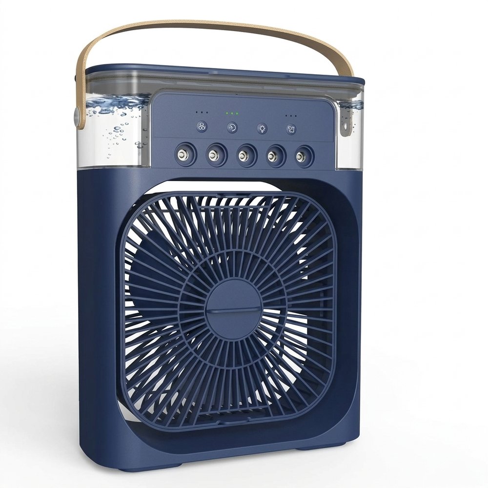 LED portable cooling fan